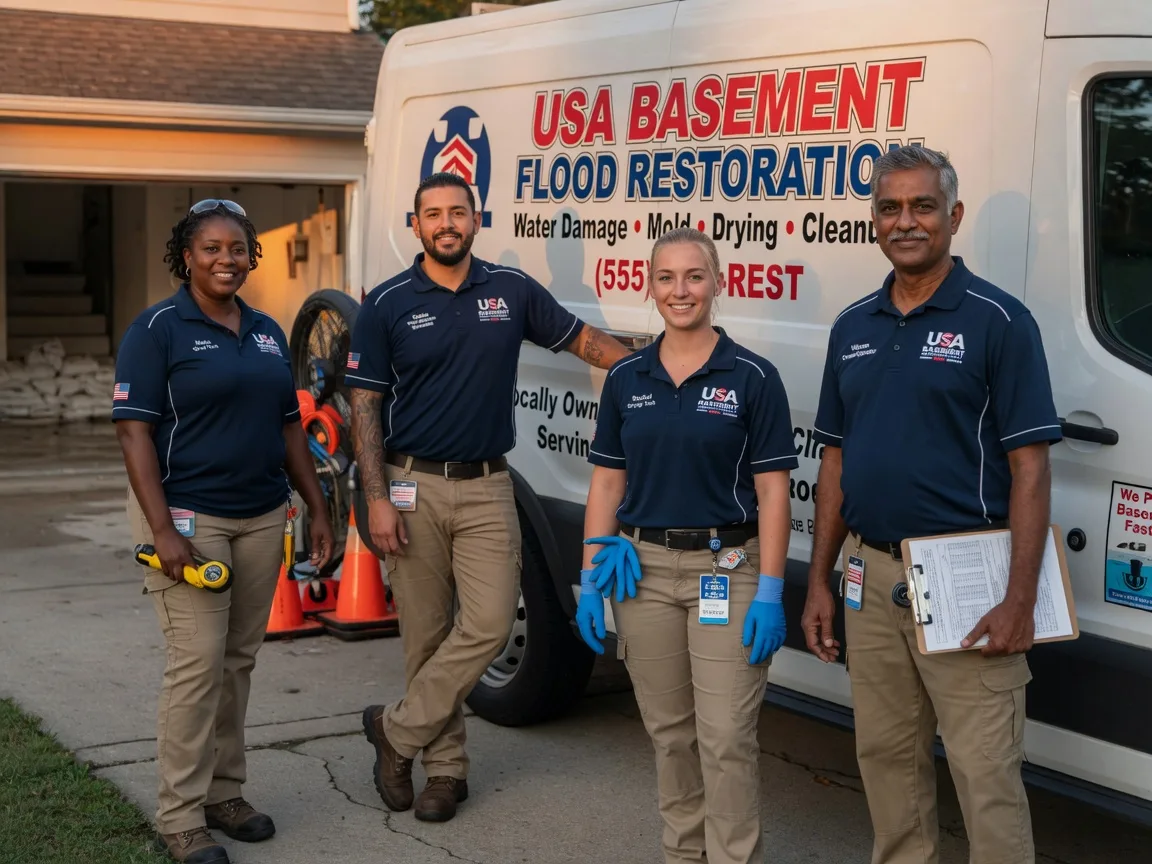 Basement Flood Cleanup company in Hooks, TX