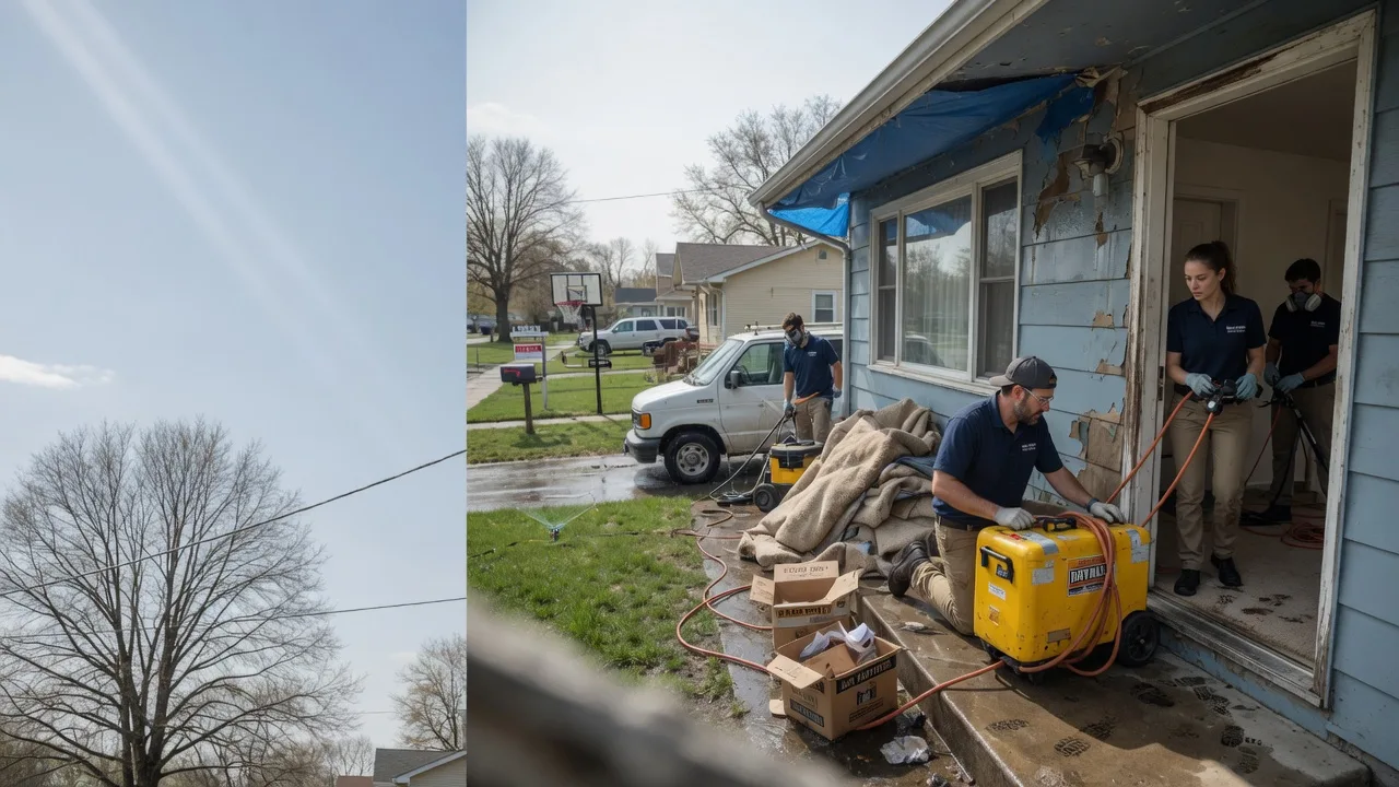 Basement Flood Cleanup in Hooks, TX near me